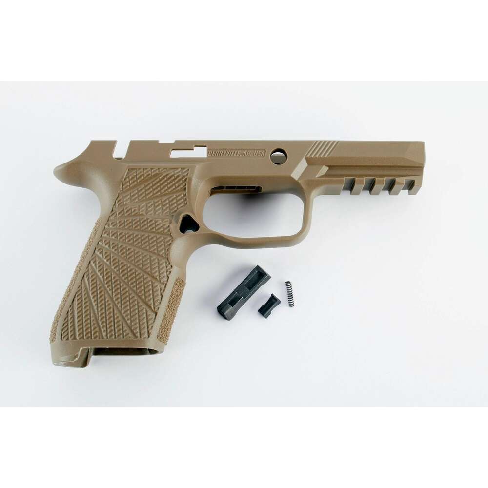 Grips Pads Stocks Wilson Combat Ready Series Wilson Combat Grip Module WCP320 Compact Manual Safety Tan